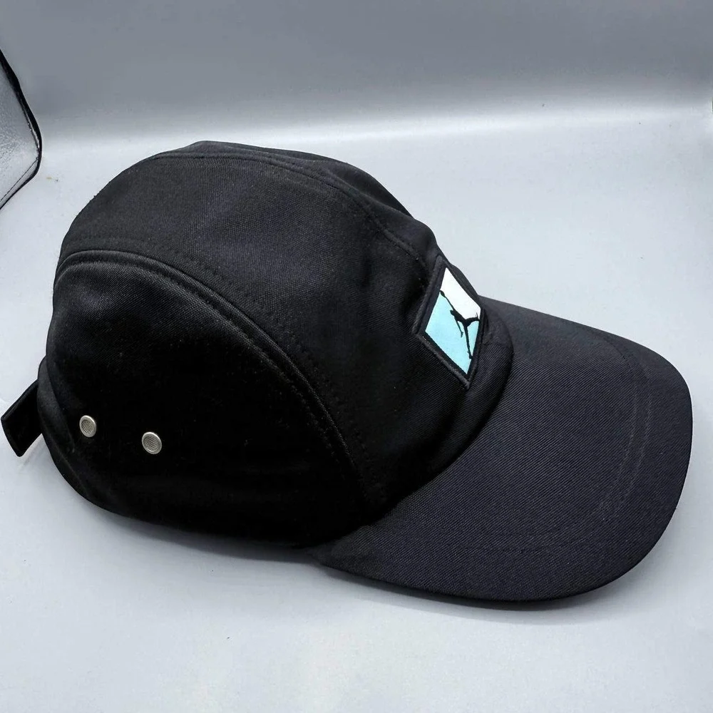 Air Jordan 23 Hat Men Black 5 Panel Jumpman Strap Back Cap‎